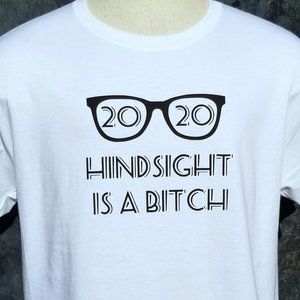 JAI_by_Design Graphic Tee 2020 HINDSIGHT IS A B